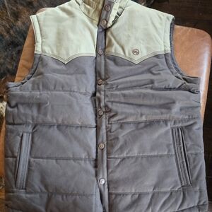 Men's Two-Tone Puffer Vest